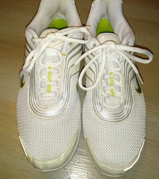 RARE 2005 NIKE AIR Voss II Phylite Running Shoes Lady's 9 White & Lime Green - Picture 2 of 12